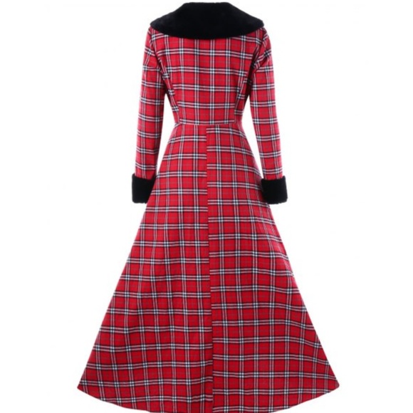 GORGEOUS! ✨ Plus Size Double Breasted Dress Coat - Picture 2 of 7